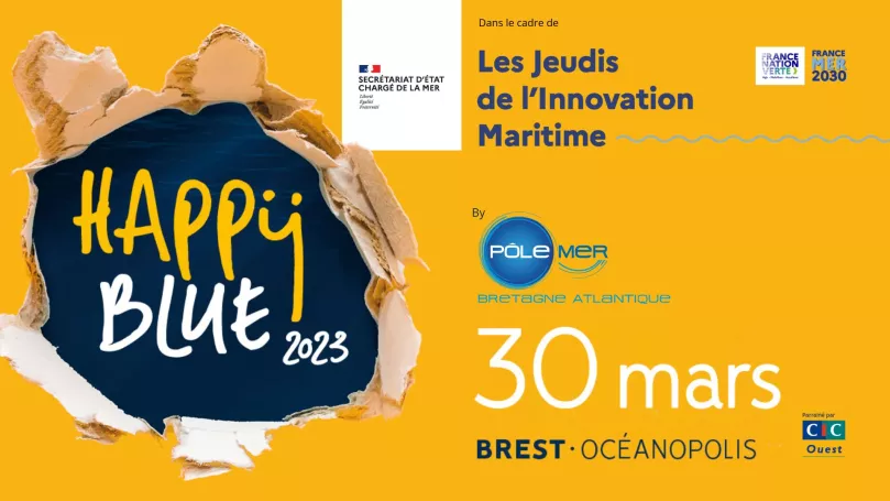 Illustration - Happy Blue 2023 Jeudis de l'innovation maritime